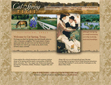 Tablet Screenshot of catspringtexas.net